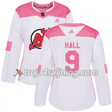 New Jersey Devils tröja Taylor Hall 9 Vit 2017-2018 Adidas Rosa Fashion Authentic - Dame NHL Tröjor New Jersey Devils tröja Taylor Hall 9 Vit 2017-2018 Adidas Rosa Fashion Authentic - Dame NHL Tröjor
